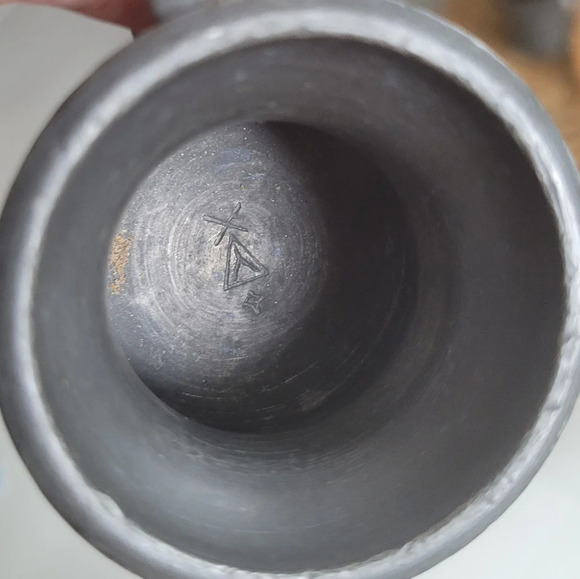 Harry Mason Ltd Birmingham Pewter Mug 1/6 Gill English Tankard Measure Stamped - Picture 6 of 6